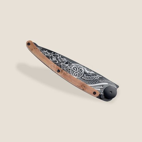 Deejo 1GB171 Tattoo Black 37g, juniper wood,Celtic - 4